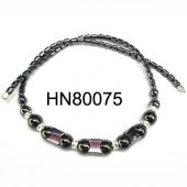 18inch Stone Beads Hematite Necklace